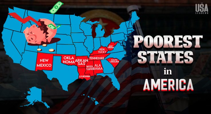 Poorest States in America
