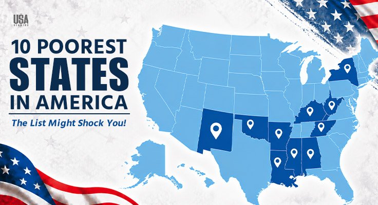 poorest states in America
