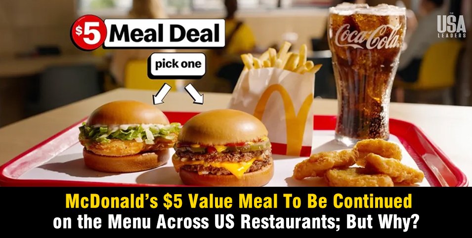 McDonald’s $5 Value Meal