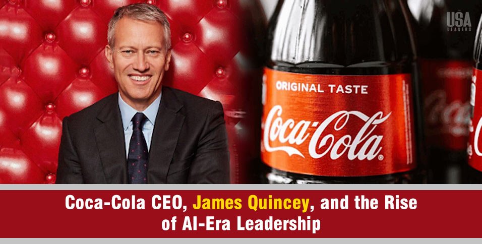 James Quincey Coca-Cola CEO leadership transition AI strategy 2026