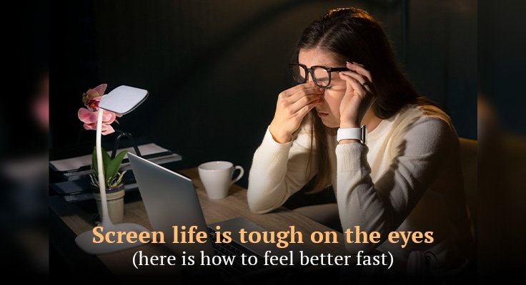 Screen life is tough