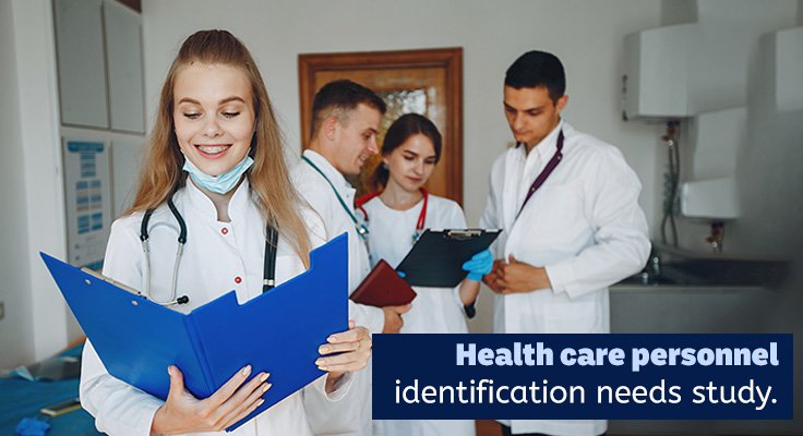 Health care personnel identification