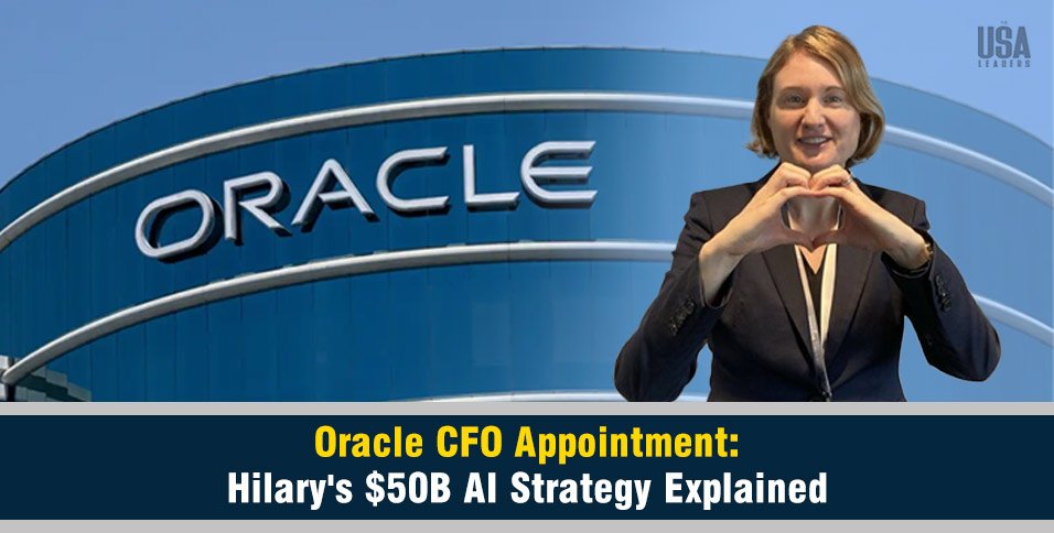 Oracle CFO appointment Hilary Maxson AI infrastructure investment strategy