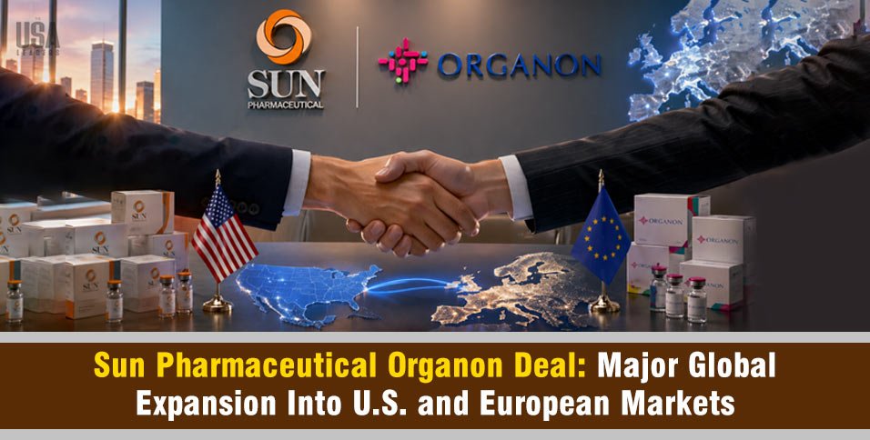 Sun Pharma Organon deal showing global pharmaceutical acquisition and US market expansion