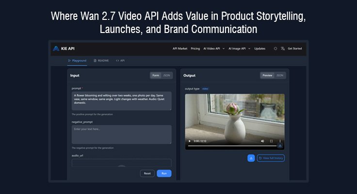 Wan 2.7 Video API