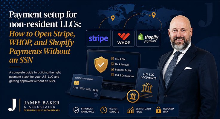 Payment setup for non-resident LLCs