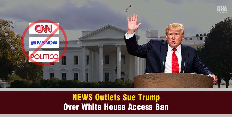 NEWS outlets sue Trump