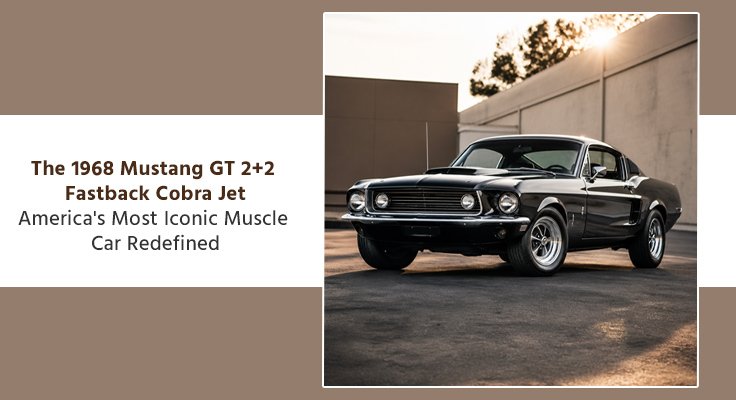 Experience the impact of The 1968 Mustang GT in the muscle car era, a fusion of power, beauty, and American engineering excellence.