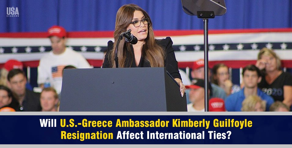 U.S.-Greece Ambassador Kimberly Guilfoyle resignation
